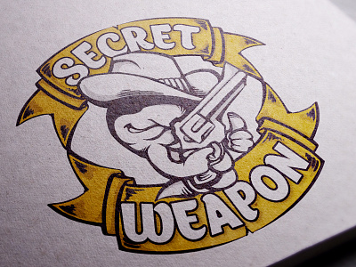 "Secretweapon" Lure for fish. cartoon character design digital art illustration logo logo design package design
