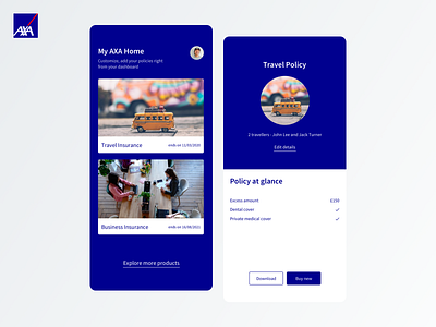 AXA Insurance - Concept