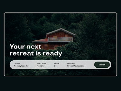 Book your retreat app app design design ui ui ux design ui design ux