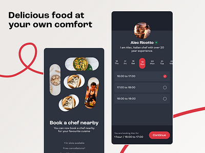 Find a chef nearby - Food App