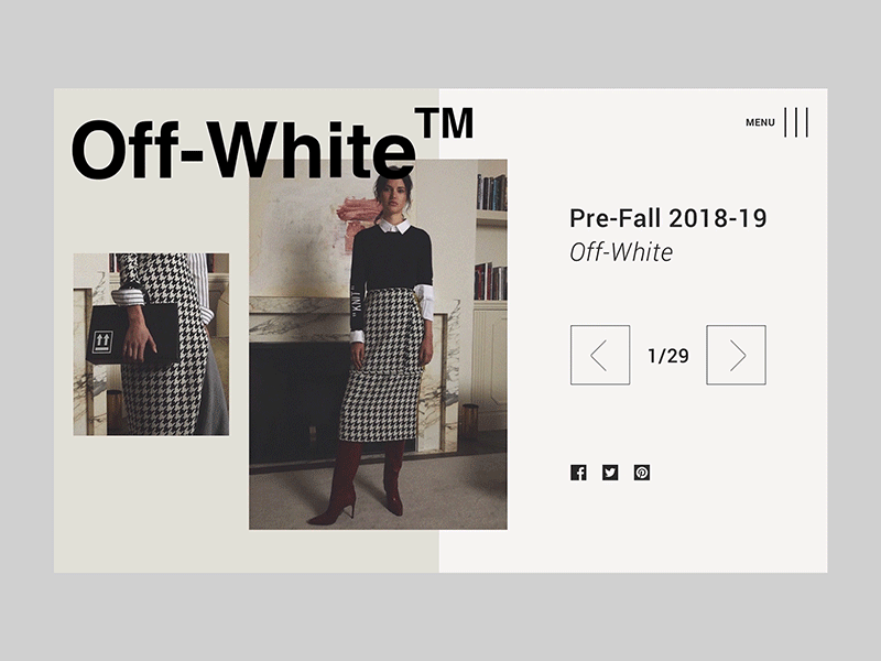 Off-White's Pre-Fall 2018 Collection Lookbook