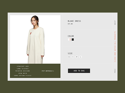 Stussy site concept. Item buy site page concept design fashion grid inspiration site ui