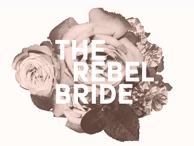 Bridal Website Logo 2 Sepia flowers grunge logo sepia