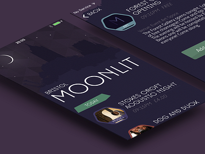 Moonlit iPhone Design