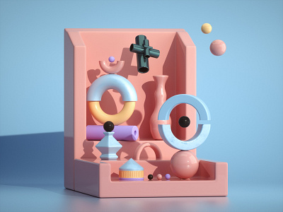 3D Abstract Composition - Don't ask