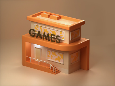 Isometric House - Games Shop
