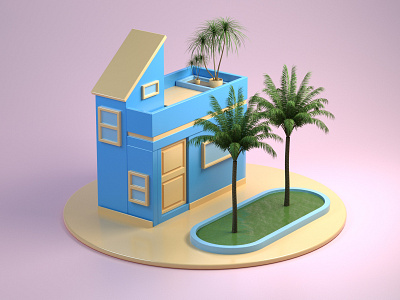Isometric House 3D