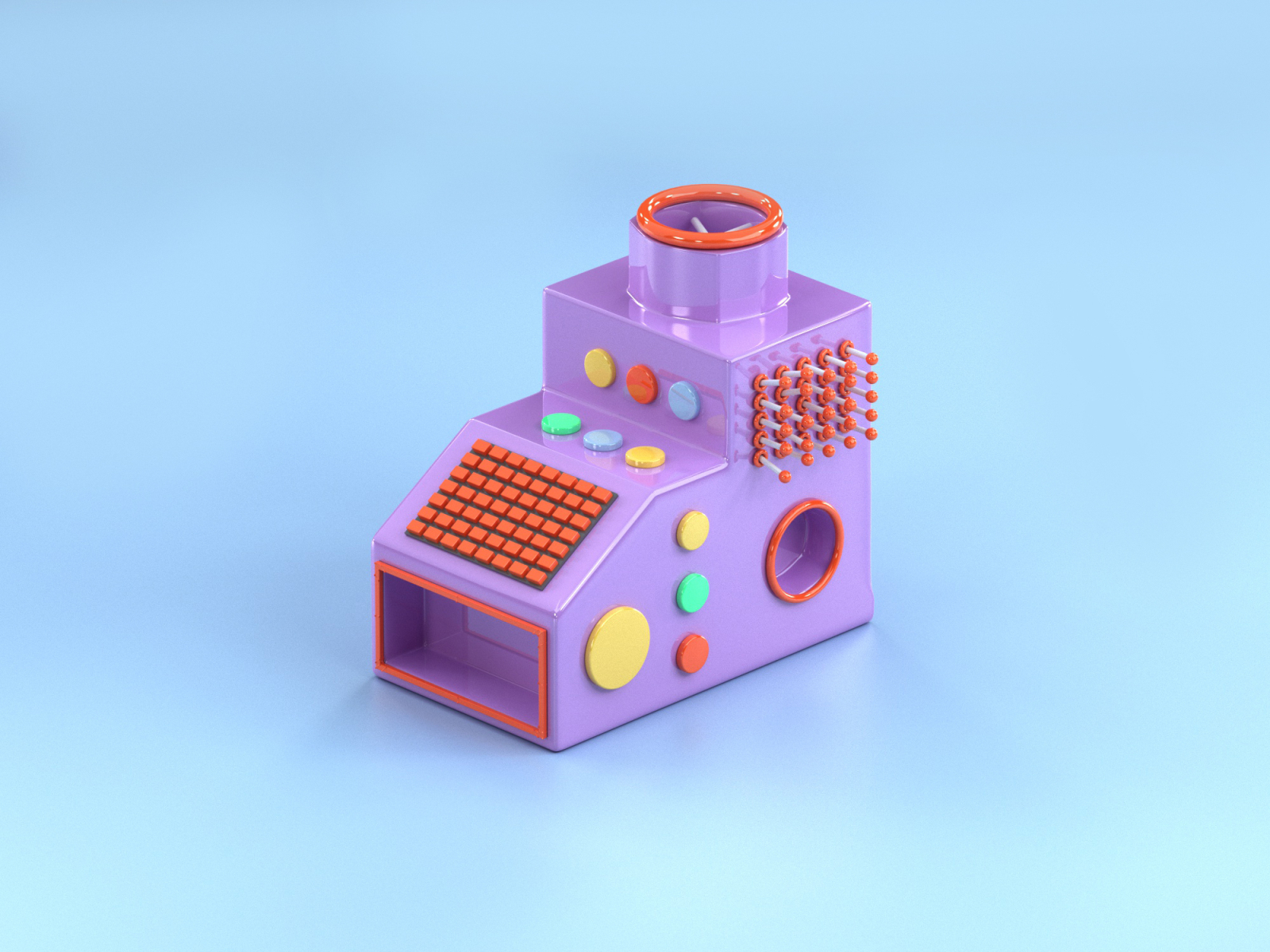 Mini Isometric Machine - Scary Machine by rastovicfilip on Dribbble