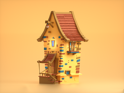 Isometric House - Fantasy stylized