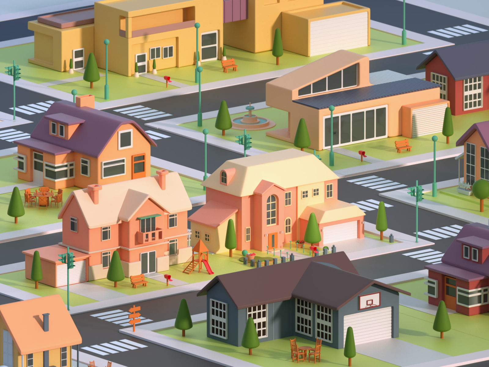 Isometric City by rastovicfilip on Dribbble