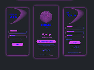 Sci Fi Sign Up cro dailyui dailyui001 dailyuichallenge scifi web design