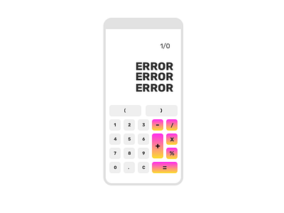 Daily UI 4/100 - Calculator calculator dailyui dailyui004 design uidesign webdesign