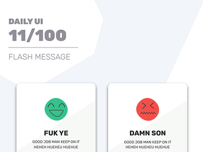 Daily UI 11 / 100 - Flash Messge