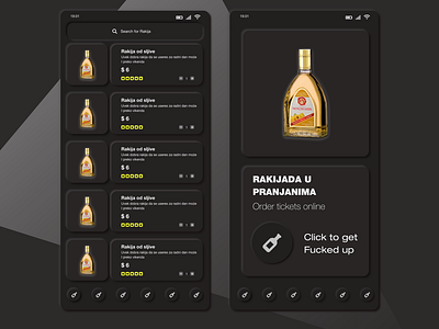 Daily UI 43/100 - Drink Menu