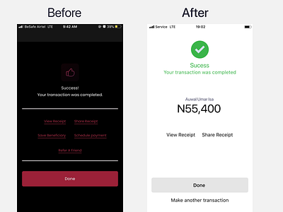 REDESIGN – Wema Bank success page • V1