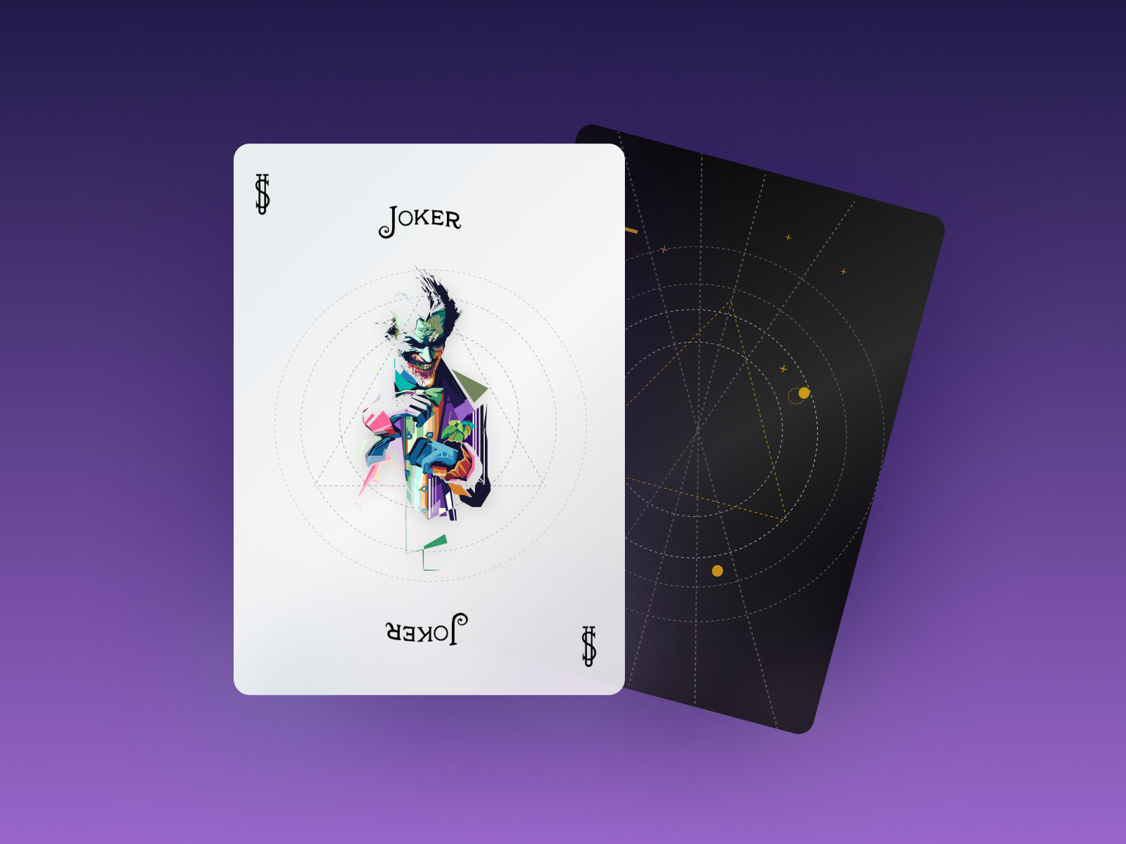 Dribbble Challenge Playing Card by Shane Brown on Dribbble