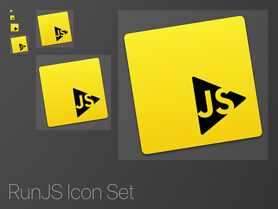 RunJS icon set - Dark