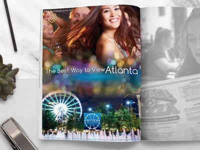 SkyView AtlantaAd adobe atlanta design illustrator skyview graphic