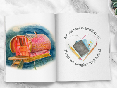 Illustration / Watercolor art journal gypsy illustration watercolor