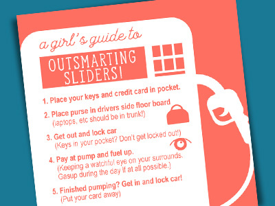 A Girl's Guide to Outsmarting Sliders a girls guide graphic design guide heather ozee illustration info graphic safety sliders social media graphics