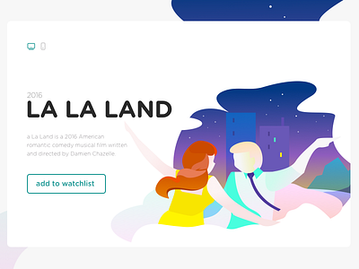 Watch list card design design digital illustration ui ux