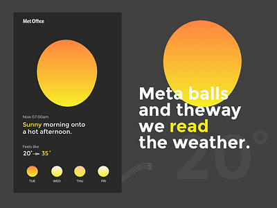 Meta balls and emotional reactions design ui ux