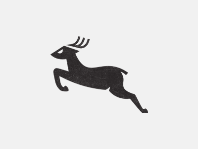 Deer animal deer logo mark symbol