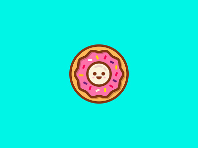 Happy Donut donut sticker