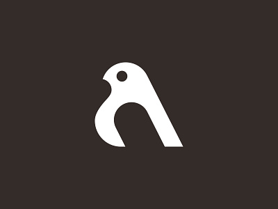 Ch bird logo mark negativespace