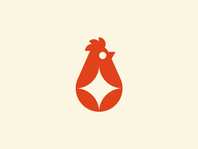Chicken logo bird chicken egg farm icon logo mark poultry star symbol