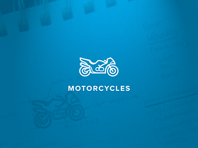 Motorcycle Icon bike blue icon iconography motorcycle motorcycle icon ui