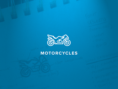 Motorcycle Icon bike blue icon iconography motorcycle motorcycle icon ui