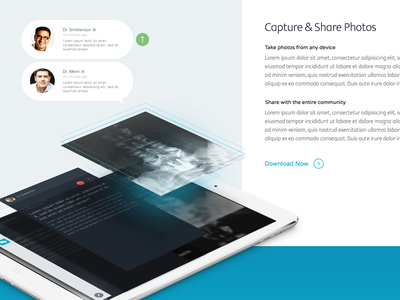Medical App Website Home