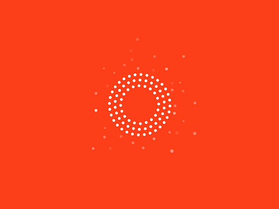 Here Active Listening — Doppler Labs audio branding circle here job logo music orange san francisco sphere