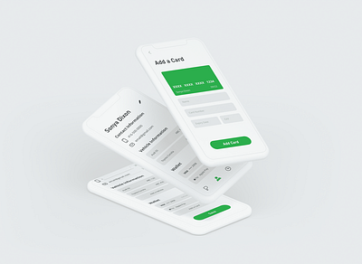 Redesign of a Toronto Parking App add a card app redesign branding dailyui design green p green p redesign illustration onboarding screen parking parking app profile redesign redesign concept sign in page toronto parking ui