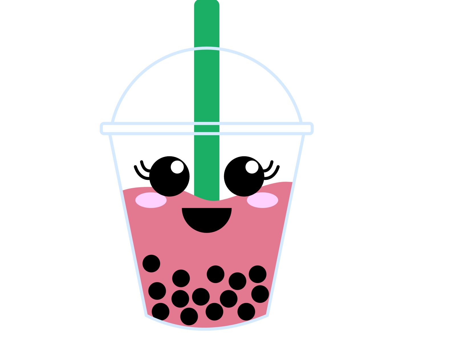 Pink Bubble Tea By Savannah Gigstad On Dribbble