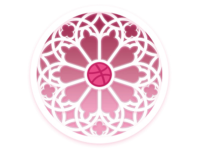 Hello Dribble! cathedral church debut first shot illustration rose window