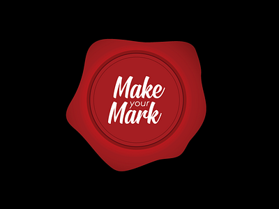 Make Your Mark adobe creative cloud branding design illustrator logo typography vector