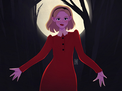 The chilling adventures of Sabrina. Netflix character