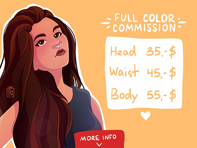 Commissions OPEN! Full color