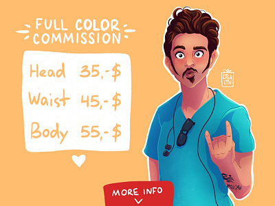 Commissions OPEN! Full color