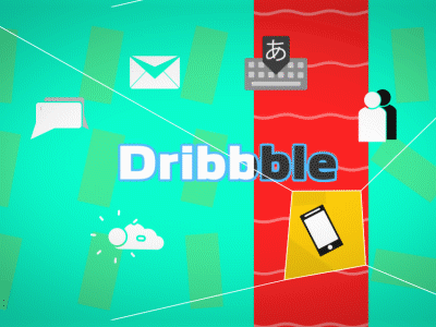 Dribbble Debut! 2d aftereffects animation motion