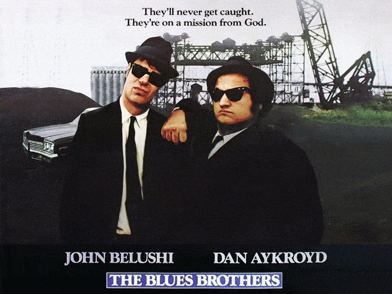 3D movie poster: "The Blues Brothers"