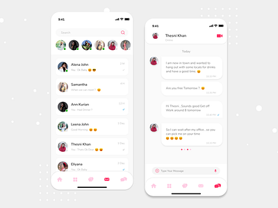 Dating App Concept - Chat