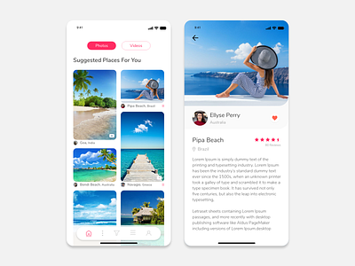 Travel Experience Sharing App design ios mobile app design travel app traveler travelexperiance traveling ui ux