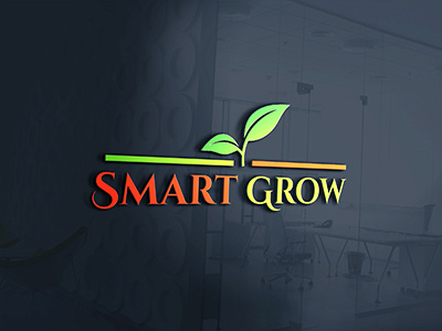 Smart Grow Logo Design awsome beautiful branding business creative design green logo modern outstanding professional