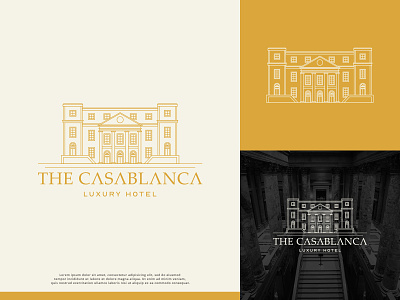 The Casablanca hotel logo luxury