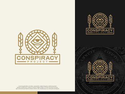 Conspiracy project conspiracy logo logodesign project