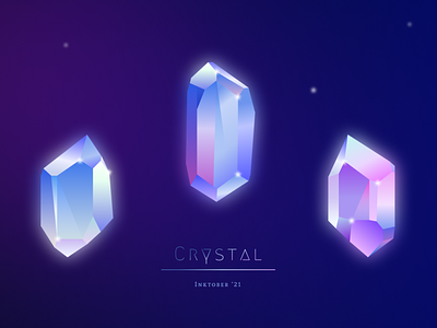 Inktober '21: Crystal crystal figma inktober october ui vector vector art