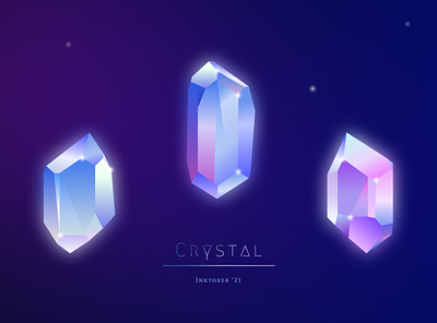 Inktober '21: Crystal crystal figma inktober october ui vector vector art